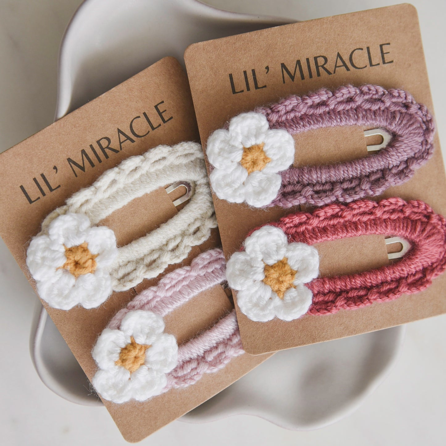 Cutie Daisy - Handmade Pink