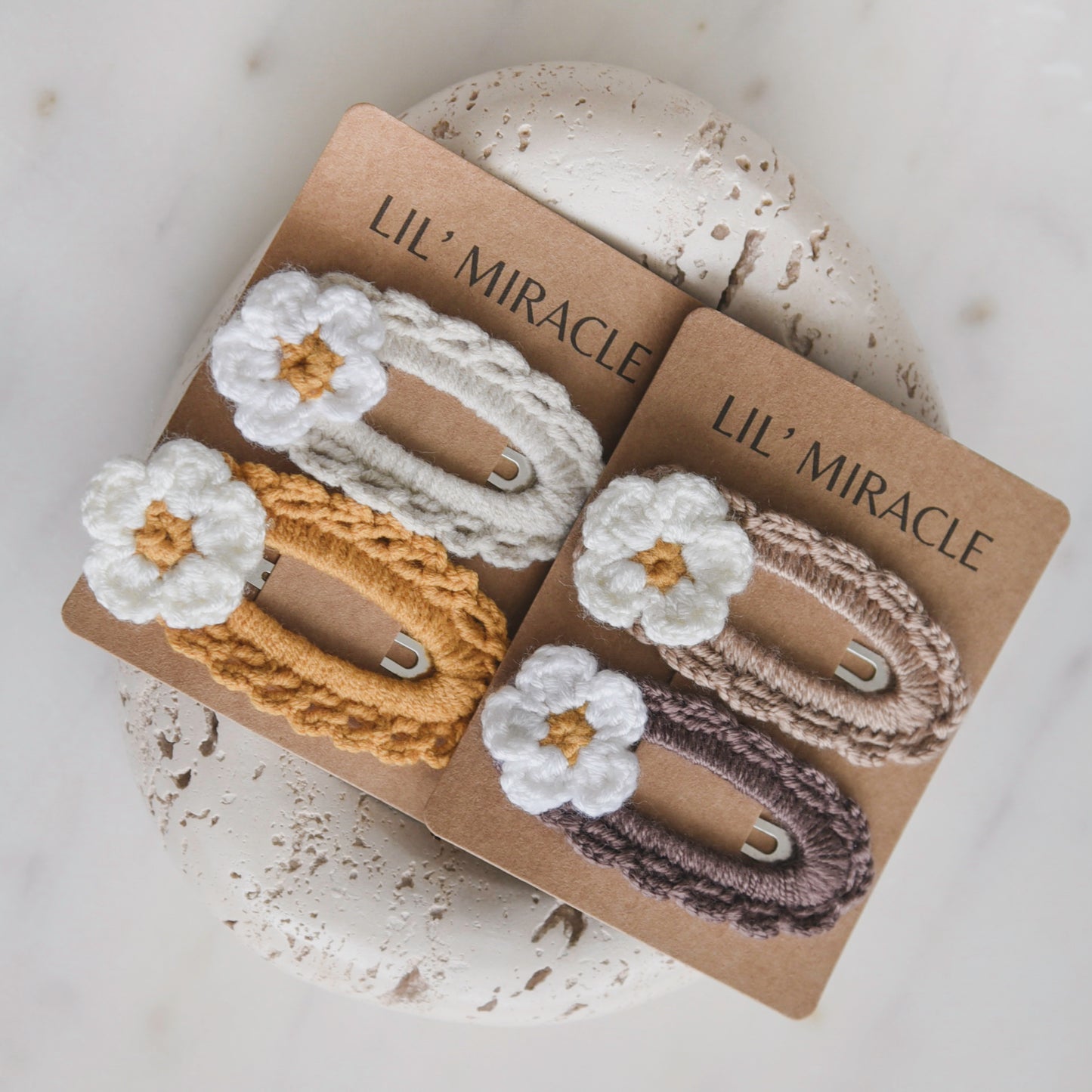 Cutie Daisy - Handmade Brown