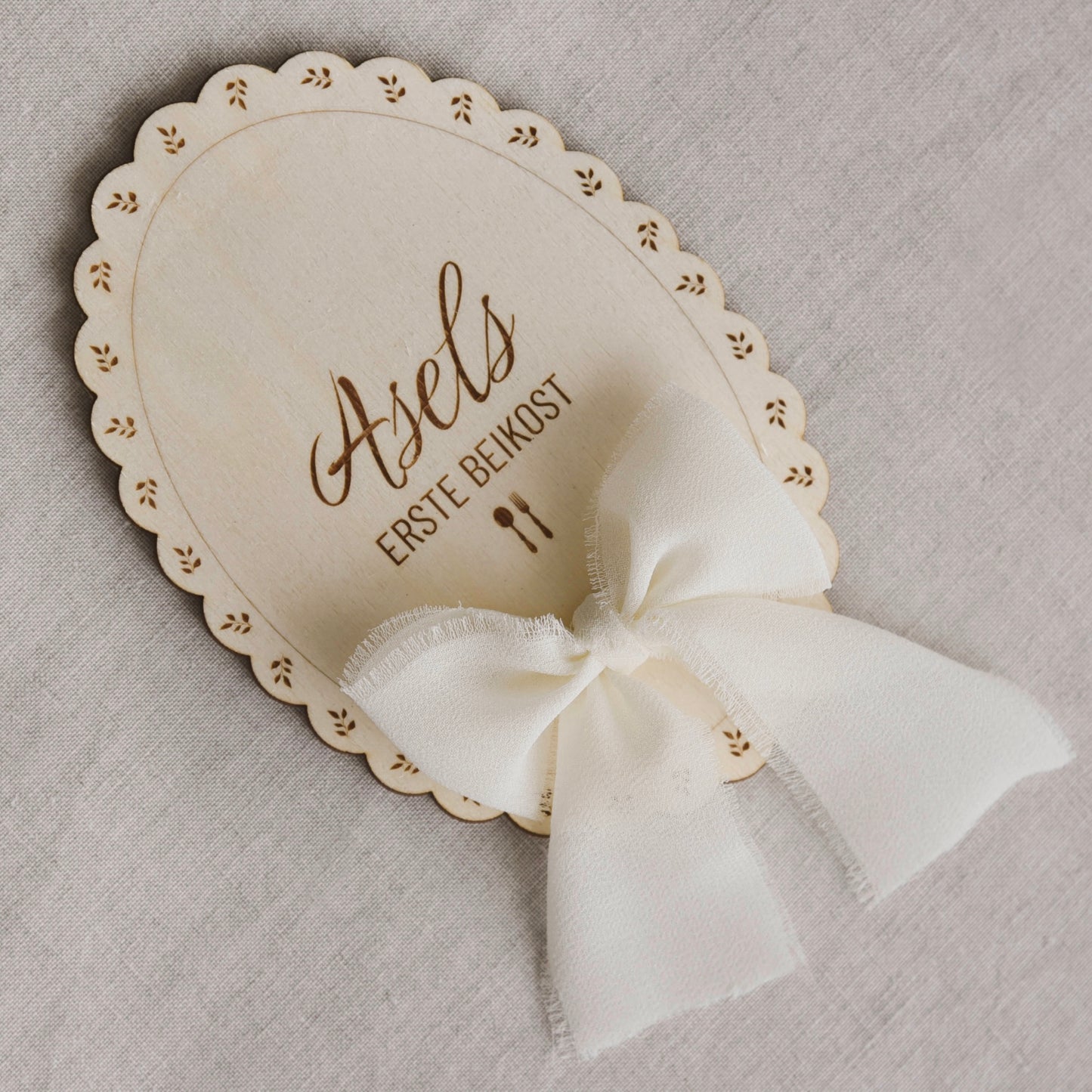 Lil‘ First Bite - Floral Baby Milestone