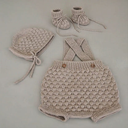Lil‘ Cloud Knit Set - Beige