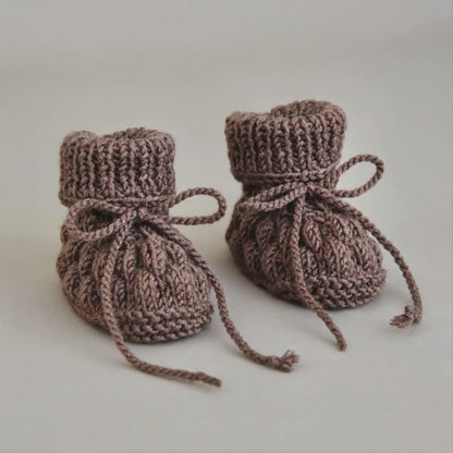 Lil‘ Cloud Knit Set - Brown